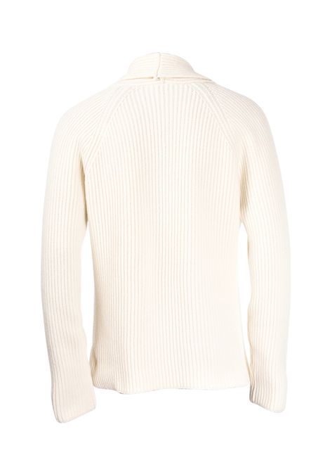 Cardigan Gran Sasso uomo 1318325072 panna doppiopetto maglia inglese Gran sasso | Cardigan | 1318325072001